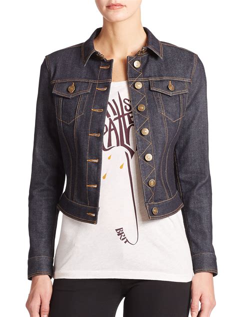 burberry jean jacket women's|Burberry brit denim jacket.